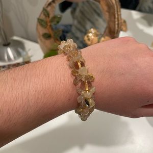 Citrine crystal bracelet